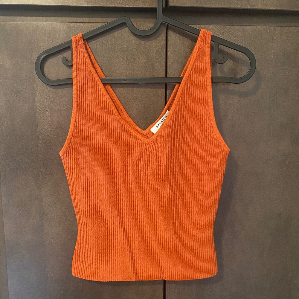 Aritzia Babaton Double V-Neck Tank